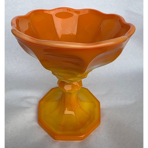 L.E Smith Glass BITTERSWEET compote