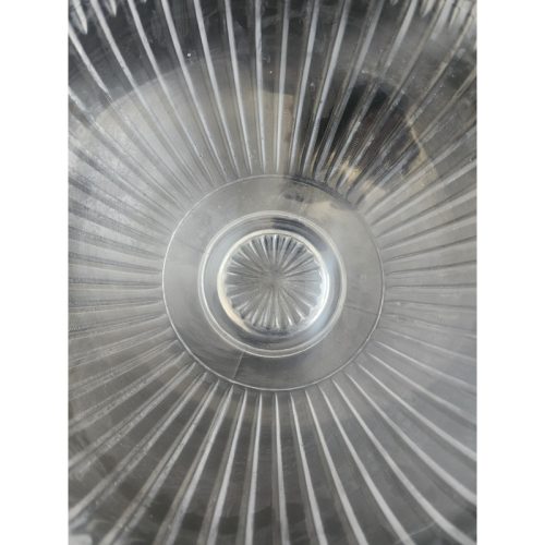 L E Smith Glass punch bowl