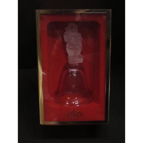 Lenox Crystal Santas list bell 2000 Made in Czech republic