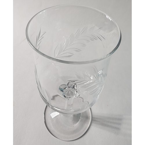 Lenox Cut glass LC1wine Crystal  Made in USA Mt Pleasant PA mouth blown