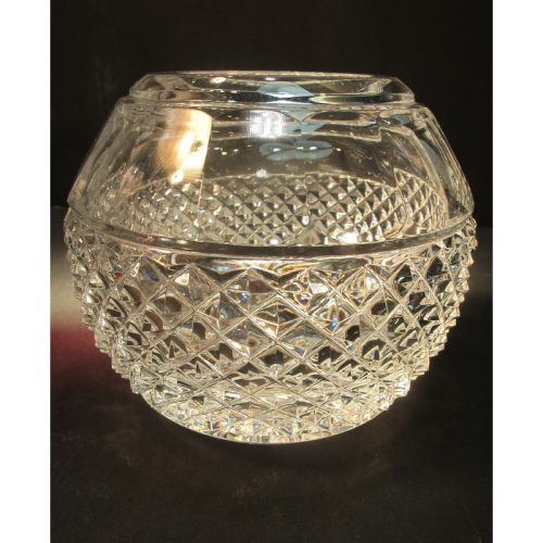 Signed Lenox cut glass rose bowl Providence