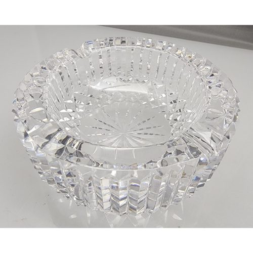 Signed Waterford crystal ashtray