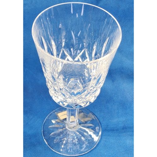 Signed Waterford CUT GLASS Lismore  goblet  crystal Ireland