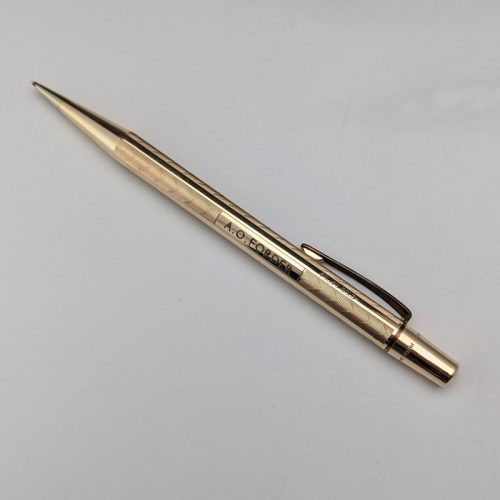British Vintage Yard O’Red Rold Gold Push-Pull Pencil