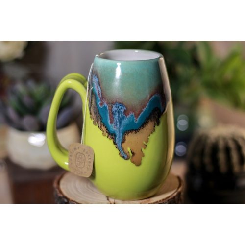 01-B Blue Lagoon Notched Mug – ODDBALL, 12 oz. – 15% off