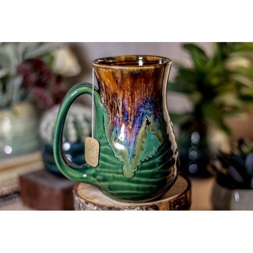 02-C Molten Electric Wave Flared Notched Textured Mug – MISFIT, 14 oz. – 15% off
