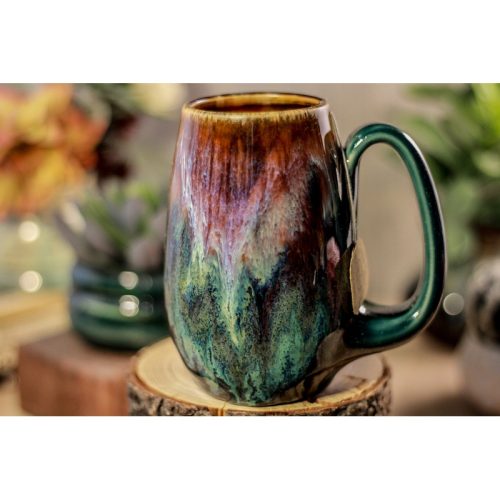 09-C Electric Falls Notched Crystal Mug – ODDBALL, 17 oz – 10% off