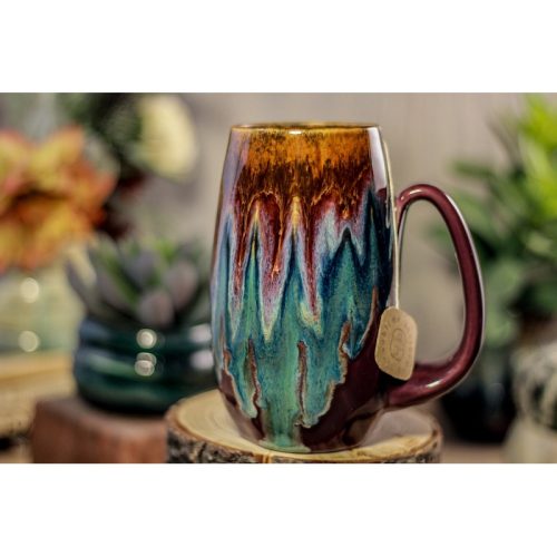 11-B Magenta Haze Notched Crystal Mug – ODDBALL MISFIT, 14 oz. – 15% off