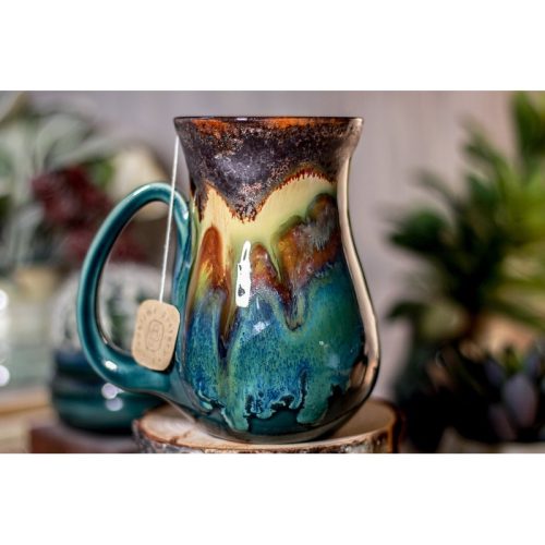 12-A PROTOTYPE Barely Flared Notched Textured Mug – ODDBALL, 15 oz. – 15% off