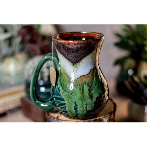 14-B Copper Agate Barely Flared Notched Textured Mug – ODDBALL, 14 oz. – 20% off