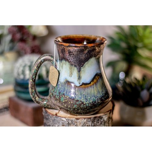17-B Copper Agate Barely Flared Notched Mug – ODDBALL MISFIT, 14 oz. – 15% off
