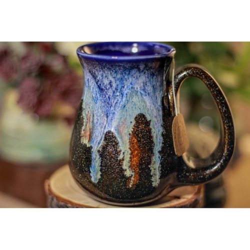 23-D Cobalt Wave Barely Flared Notched Mug – ODDBALL, 11 oz. – 10% off