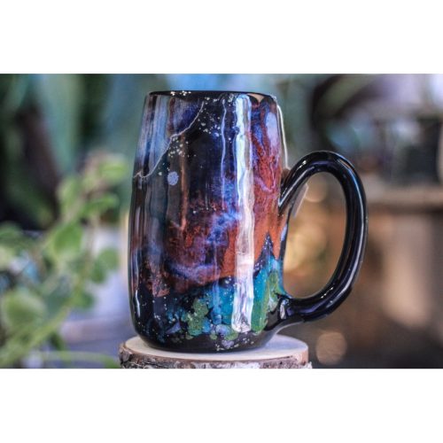 31-A Rainbow Stellar Notched Mug – MISFIT, 24 oz. – 10% off