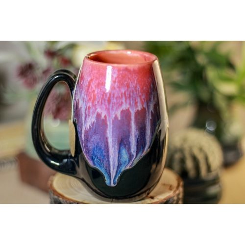37-B Flaming Phoenix Notched Mug – TOP SHELF MISFIT, 14 oz.