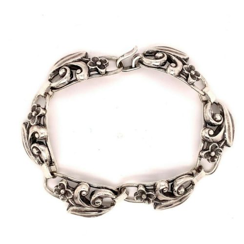Sterling La Paglia Bracelet #106 Floral (#J4904)