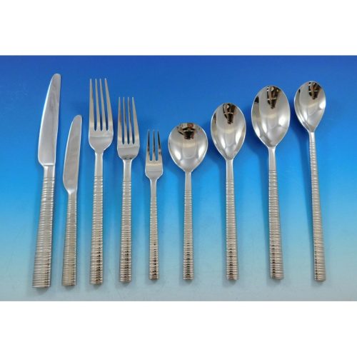 Tronada by Dansk Stainless Flatware Set for 12 Service 111 Pieces New