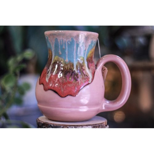 08-C Pink EXPERIMENT Notched Acorn Mug – MISFIT, 26 oz. – 25% off