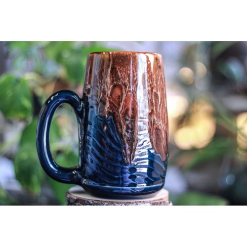 19-C Molten Textured Acorn Mug – TOP SHELF MISFIT, 24 oz.