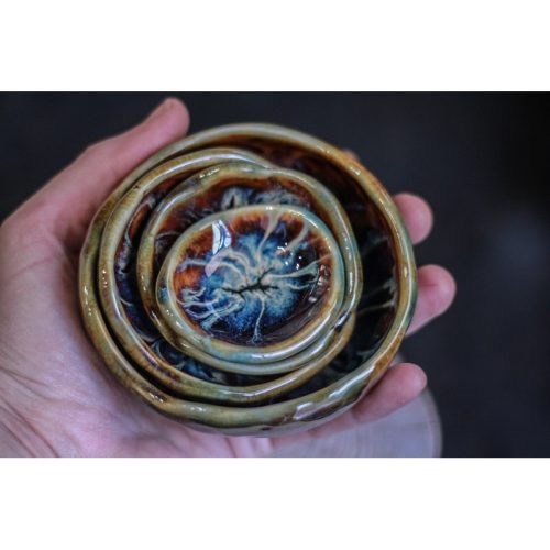 21-F New Wave Nest Bowls + tiny bonus dish – MISFIT, 1/2 to 4 oz. – 10% off