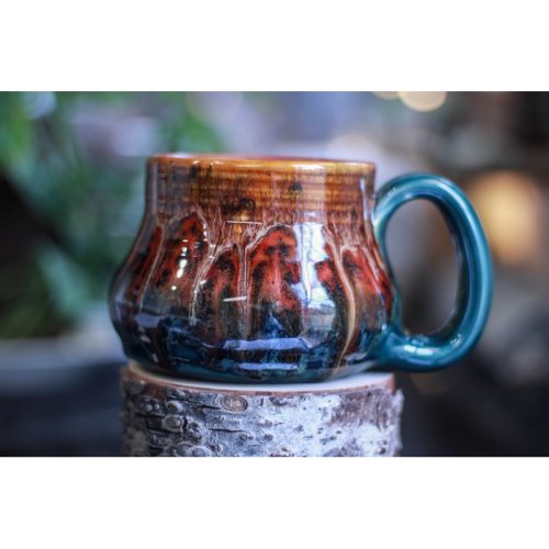 23-C Molten Melon Acorn Mug – TOP SHELF MISFIT, 19 oz.