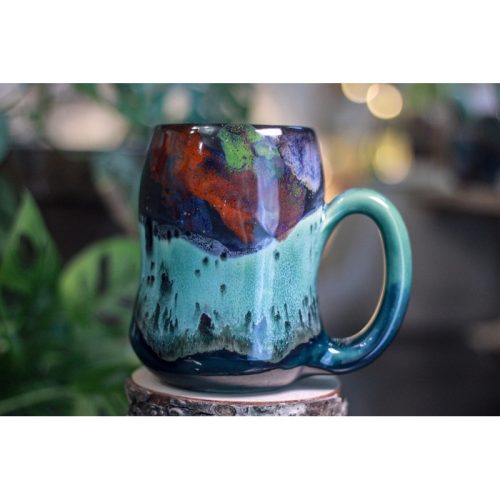 28-B Mountains of the Moon Gourd Mug – MISFIT, 24 oz. – 25% off