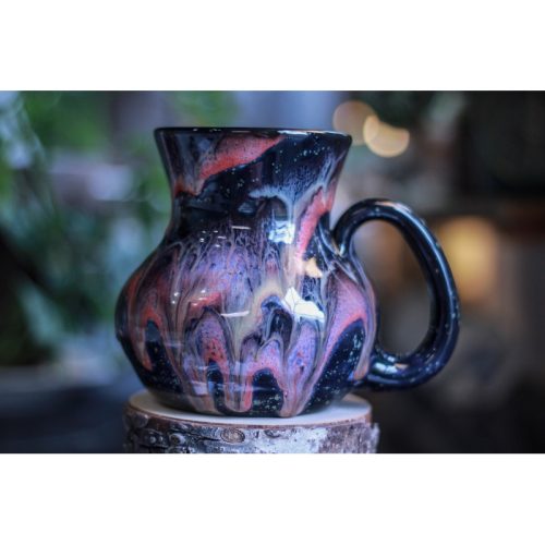 32-C Cosmic Amethyst Grotto PROTOTYPE Flared Acorn Mug – TOP SHELF MISFIT, 25 oz.