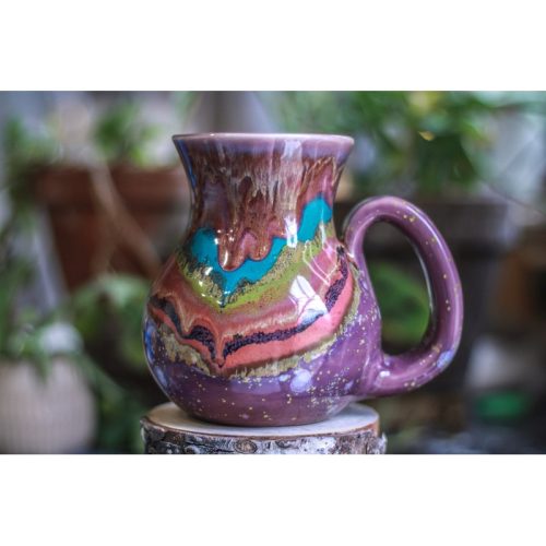 02-B Rainbow Grotto Flared Mug – MINOR MISFIT, 23 oz. – 10% off