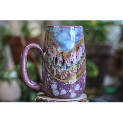 03-B Lavender Fields Mug – TOP SHELF ODDBALL, 26 oz.