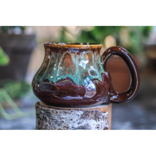 08-D Aqua Falls Barely Flared Mug –  MISFIT, 19 oz. – 10% off
