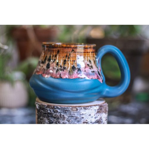 14-D Molten Cheetah Textured Acorn Mug – MINOR MISFIT, 20 oz. – 10% off