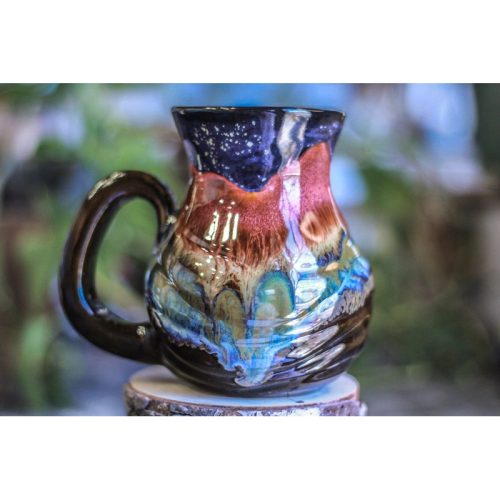 16-B Starry Night Flared Textured Mug – MINOR MISFIT, 20 oz. – 10% off