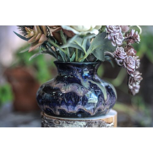 23-E Cosmic Amethyst Grotto Smudge Cup/Vase – MINOR MISFIT, 14 oz. – 10% off