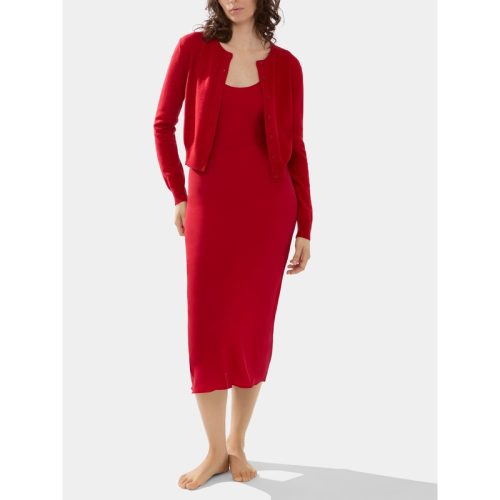 Cashmere Cropped Crew-Neck Cardigan