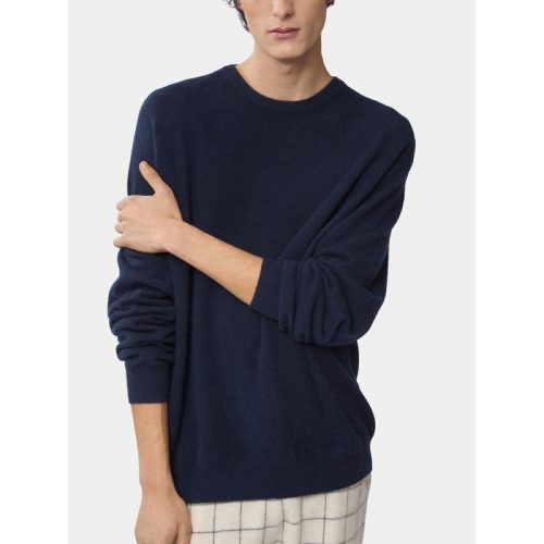 Cashmere R-Neck Boyfriend Sweater