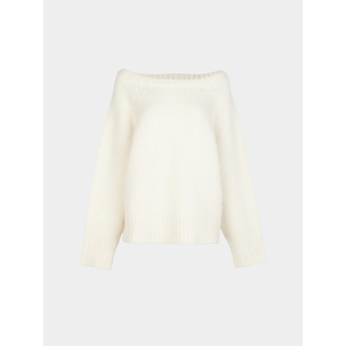 Cloud Cashmere and Silk Oversized Boat-Neck Sweater | Size: S