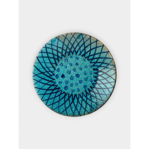 Esna Hand-Painted Ceramic Dinner Plates (Set of 4)