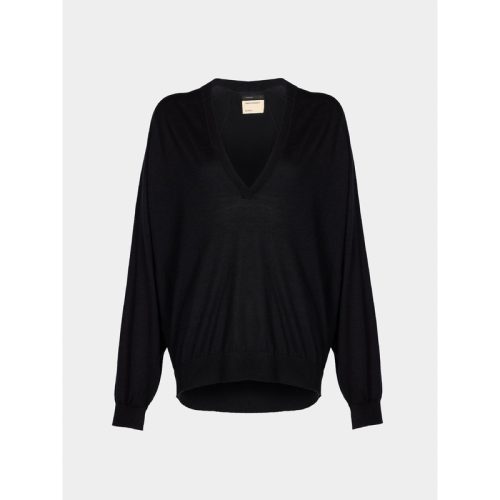 Johnny Cashmere and Silk V-Neck Sweater | Size: XS