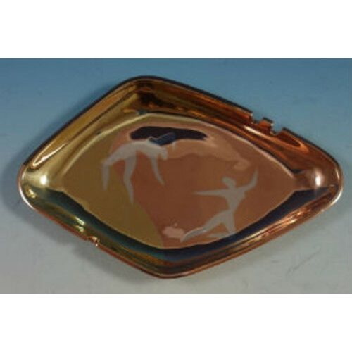Married Metals by Los Castillo Mexican Mexico Copper / Bronze Tray #177 (#1834)