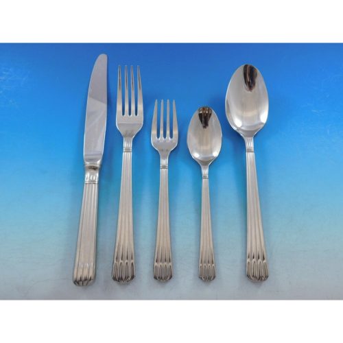 Osiris by Christofle France Stainless Steel Set Service Dinner 40 pieces