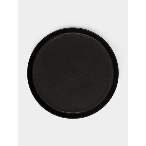 Black Clay Plates (Set of 4)