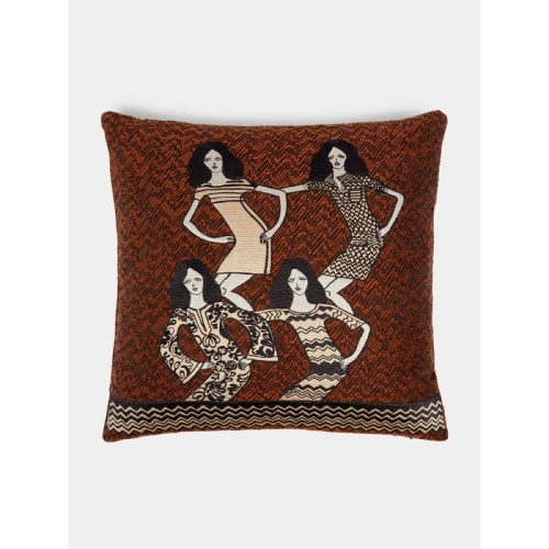 Brunette Wool-Blend Cushion (15.5in/40cm)