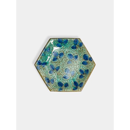 Clover Hand-Painted Ceramic Salad/Dessert Plates (Set of 4)