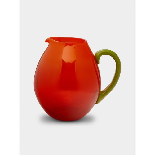 Dandy Hand-Blown Murano Glass Pitcher