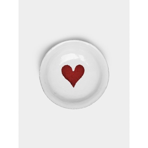 Heart Hand-Glazed Ceramic Small Dish