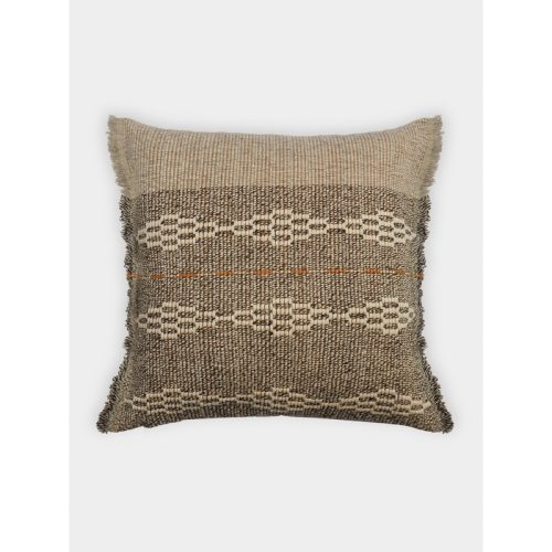 Heather Handwoven Wool and Silk Cushion (19.5in/50cm)