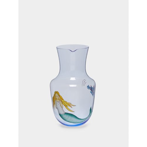 High Seas Hand-Painted Crystal Pitcher