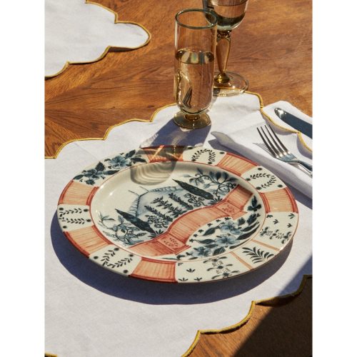 Italian Views Ceramic Dinner Plates (Set of 6)
