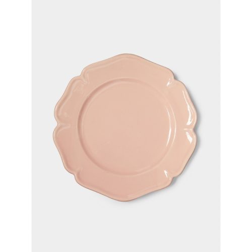 Louis XV Campagne Hand-Glazed Ceramic Dinner Plates (Set of 4)