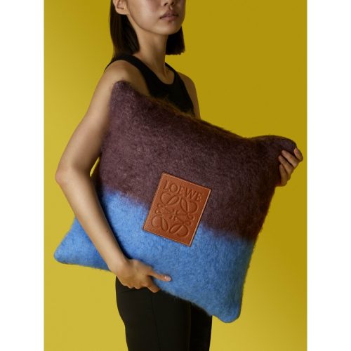 Mohair Striped Cushion (19.5in/50cm)