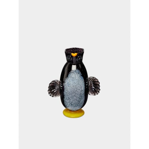 Penguin Hand-Blown Glass Jug